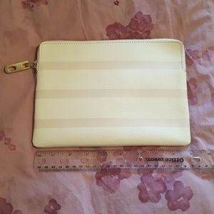Gap leather clutch